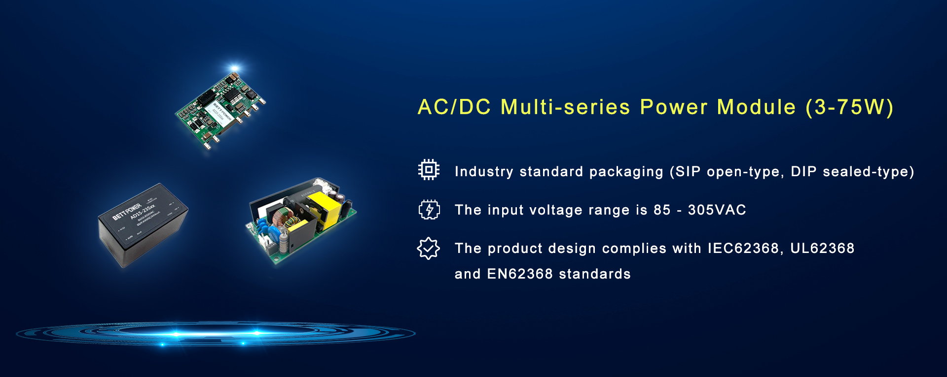 Banner3-AC/DC power module-广州钡源